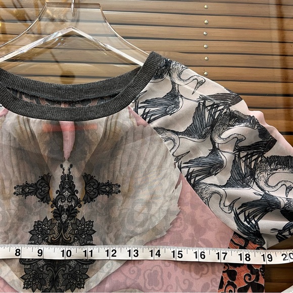 CLOVER CANYON Swan long sleeve top - Picture 7 of 7